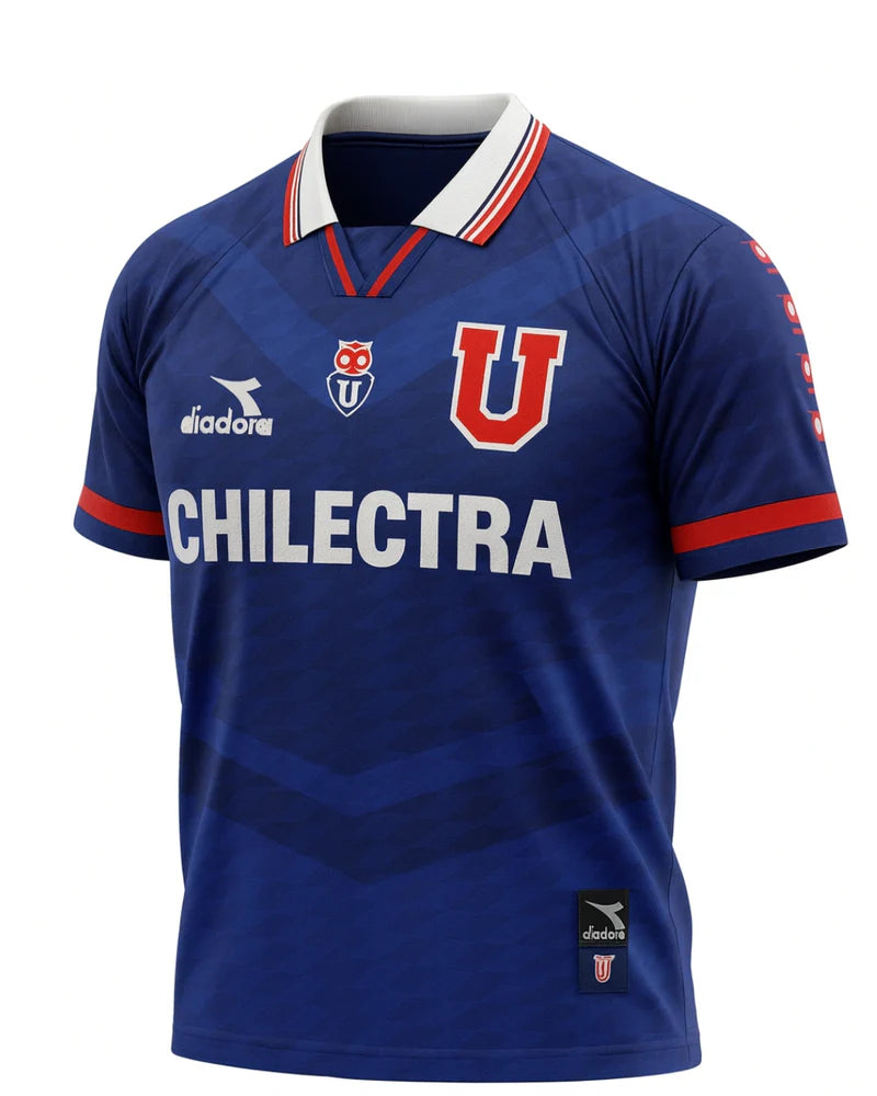 Camiseta Retro Universidad de Chile año 1996 – Calidad Premium, detalles históricos.