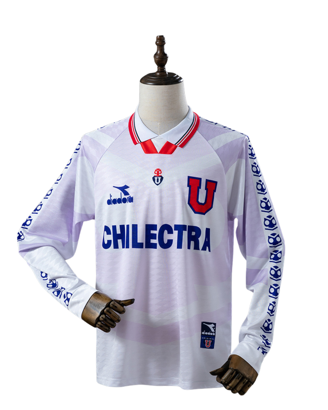 Camiseta Retro Universidad de Chile 1996 Visita Manga Larga