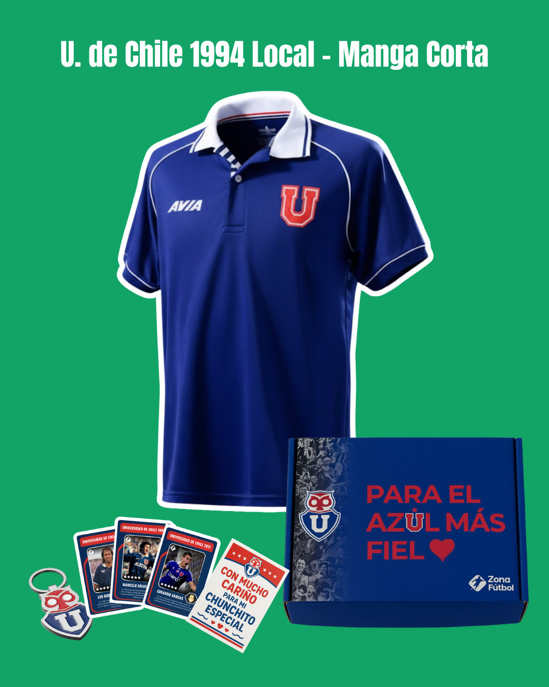 Caja Regalo U. de Chile - Edición "Para mi Chunchito más fiel" 💙