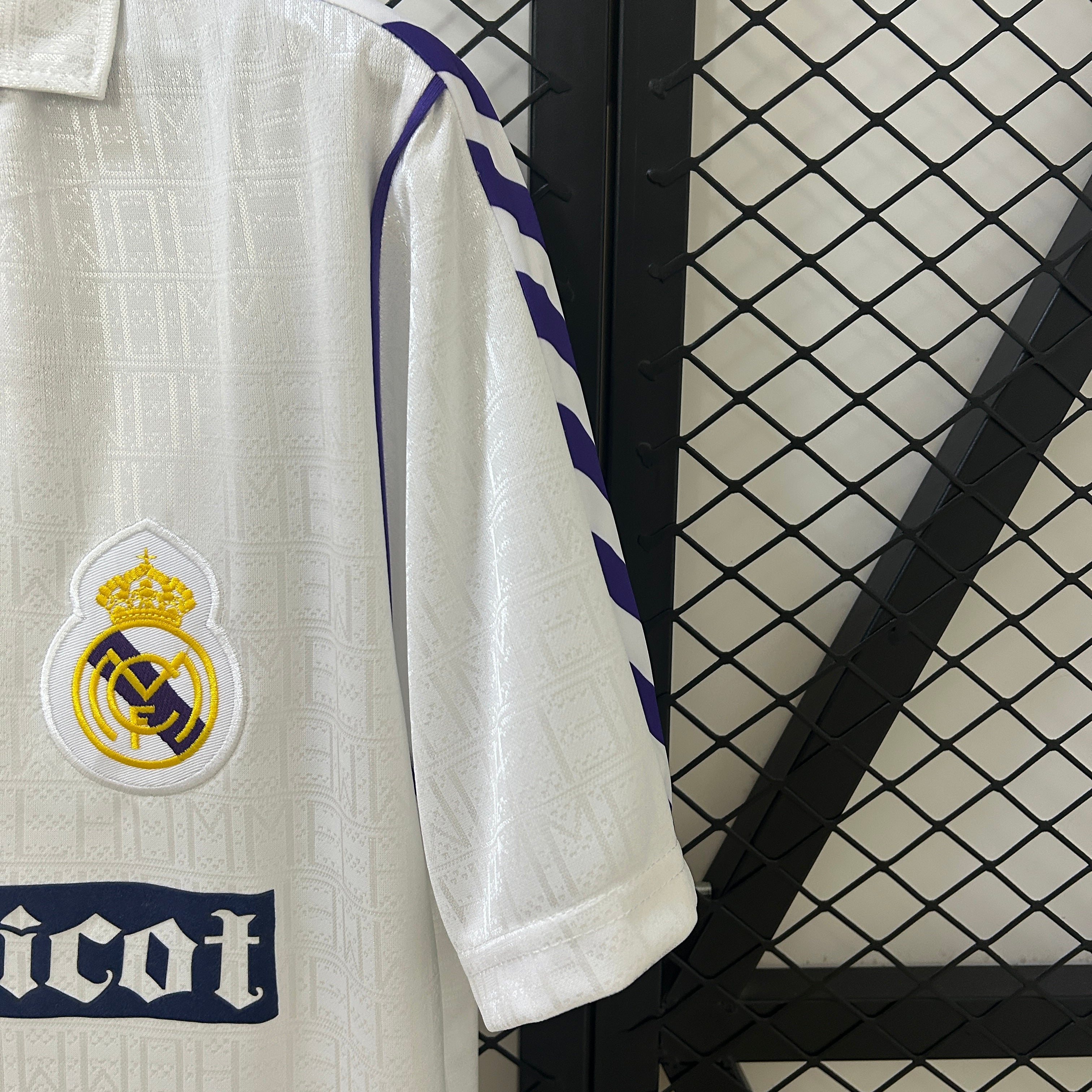 Camiseta Real Madrid Local Retro 1989/90 Versión Fan