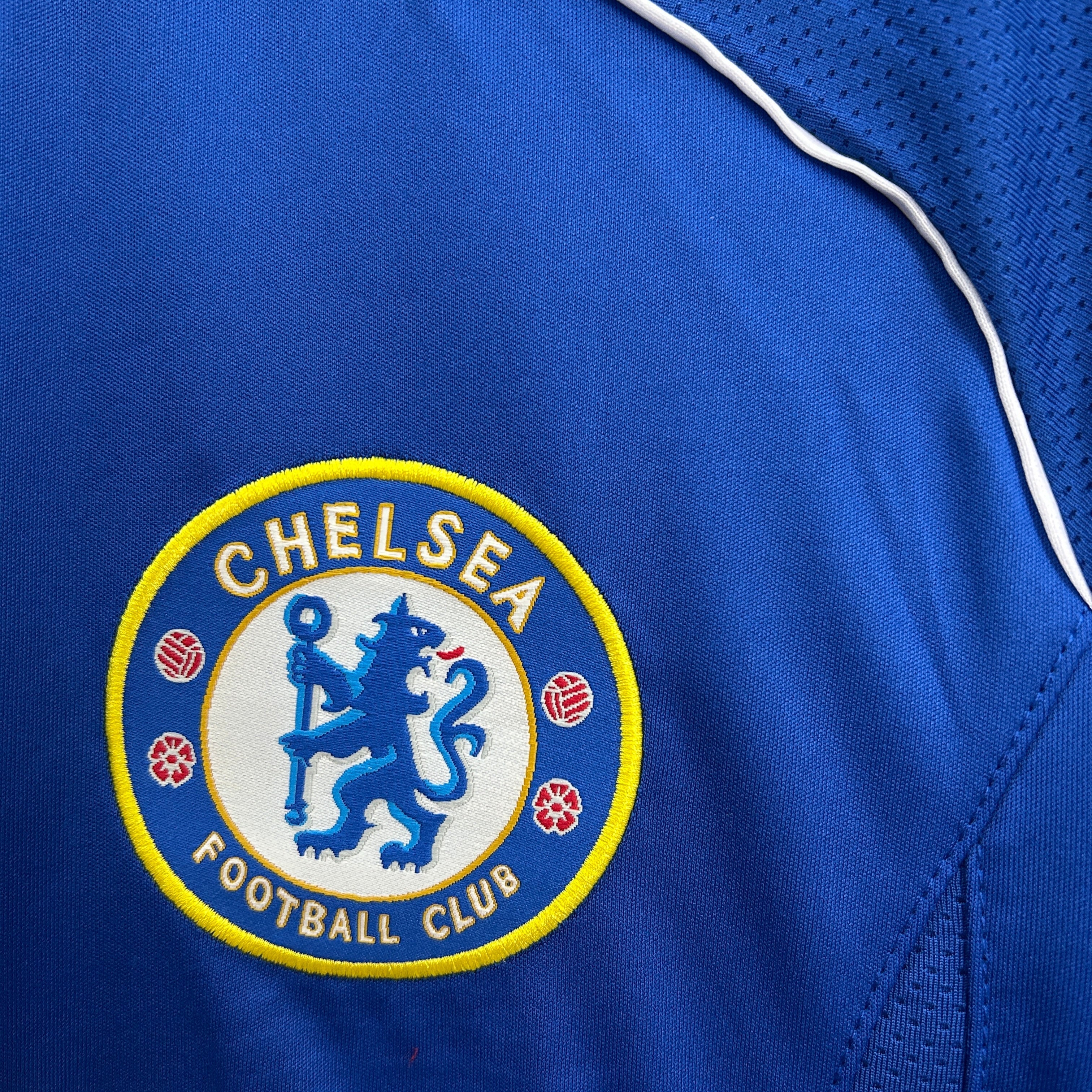 Camiseta Chelsea Manga Larga Local Retro 2006/07 Versión Fan