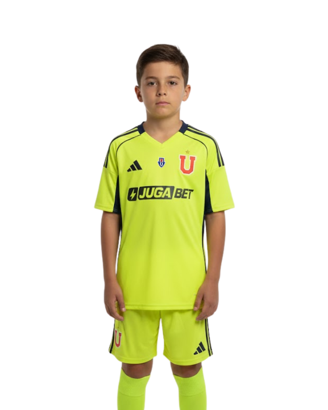 Camiseta Niño Universidad de Chile Tercera + Regalo Short y calcetas