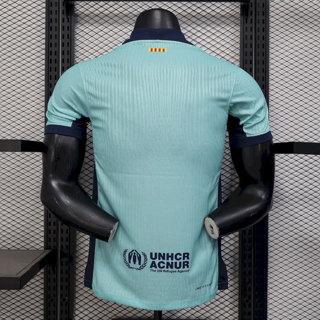 Camiseta FC Barcelona Pre-Partido Celeste 2025/26 Versión Jugador