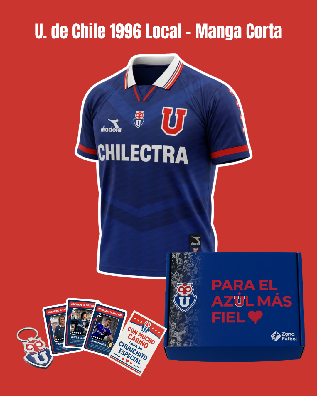 Caja Regalo U. de Chile - Edición "Para mi Chunchito más fiel" 💙