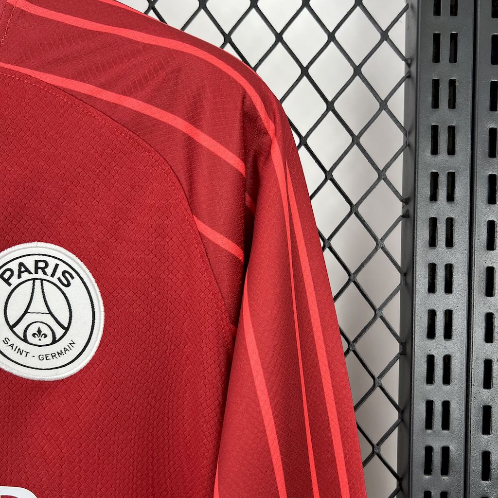 Paris Saint-Germain Portero Rojo 2025/26 Manga Larga Versión Fan