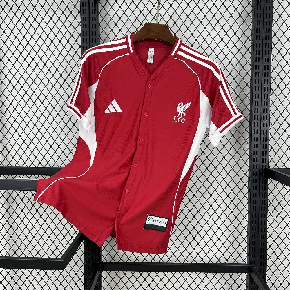 Camiseta Liverpool Baseball 2025/26 Versión Fan