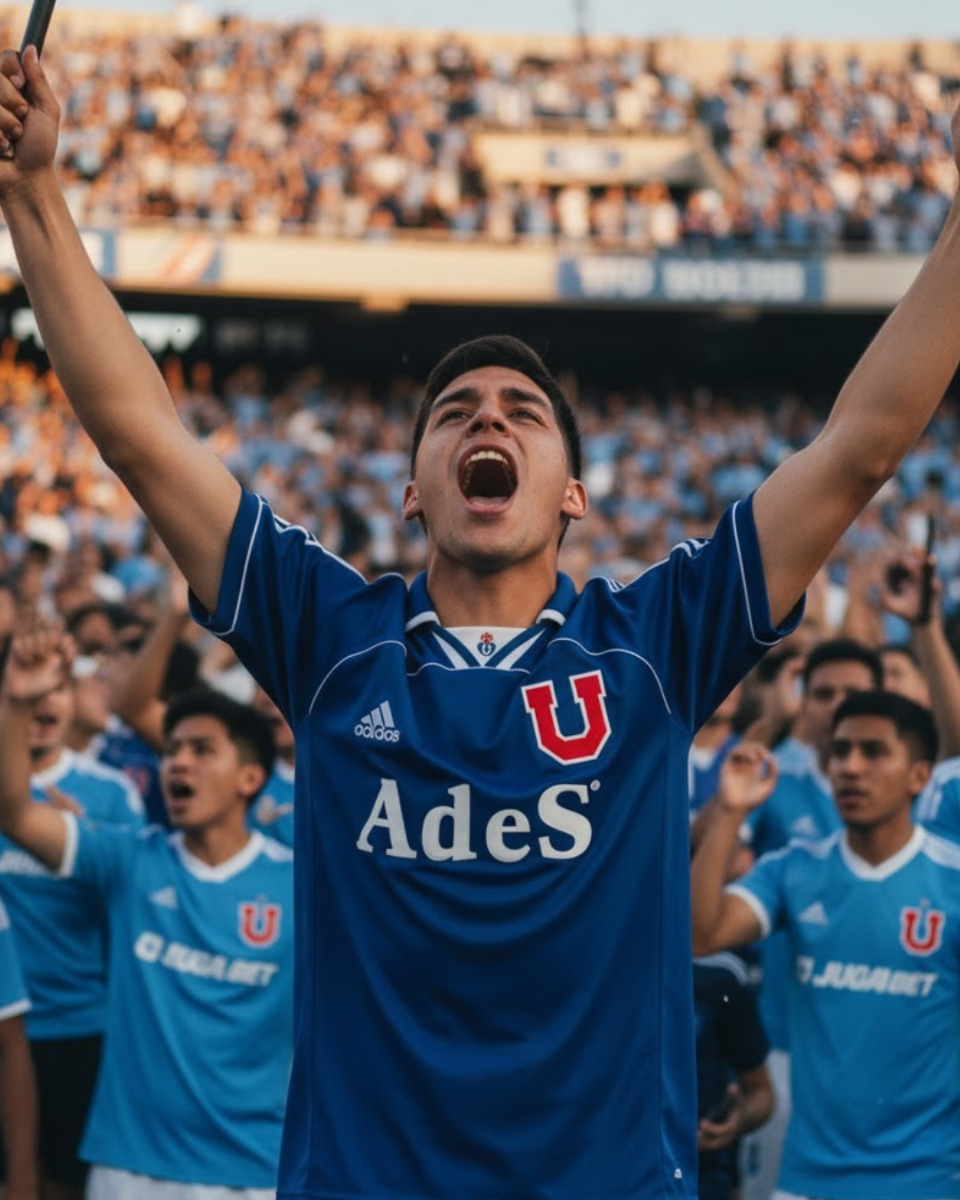 Camiseta Retro Universidad de Chile año 1999/2000 Bicampeón – Calidad Premium, detalles históricos.