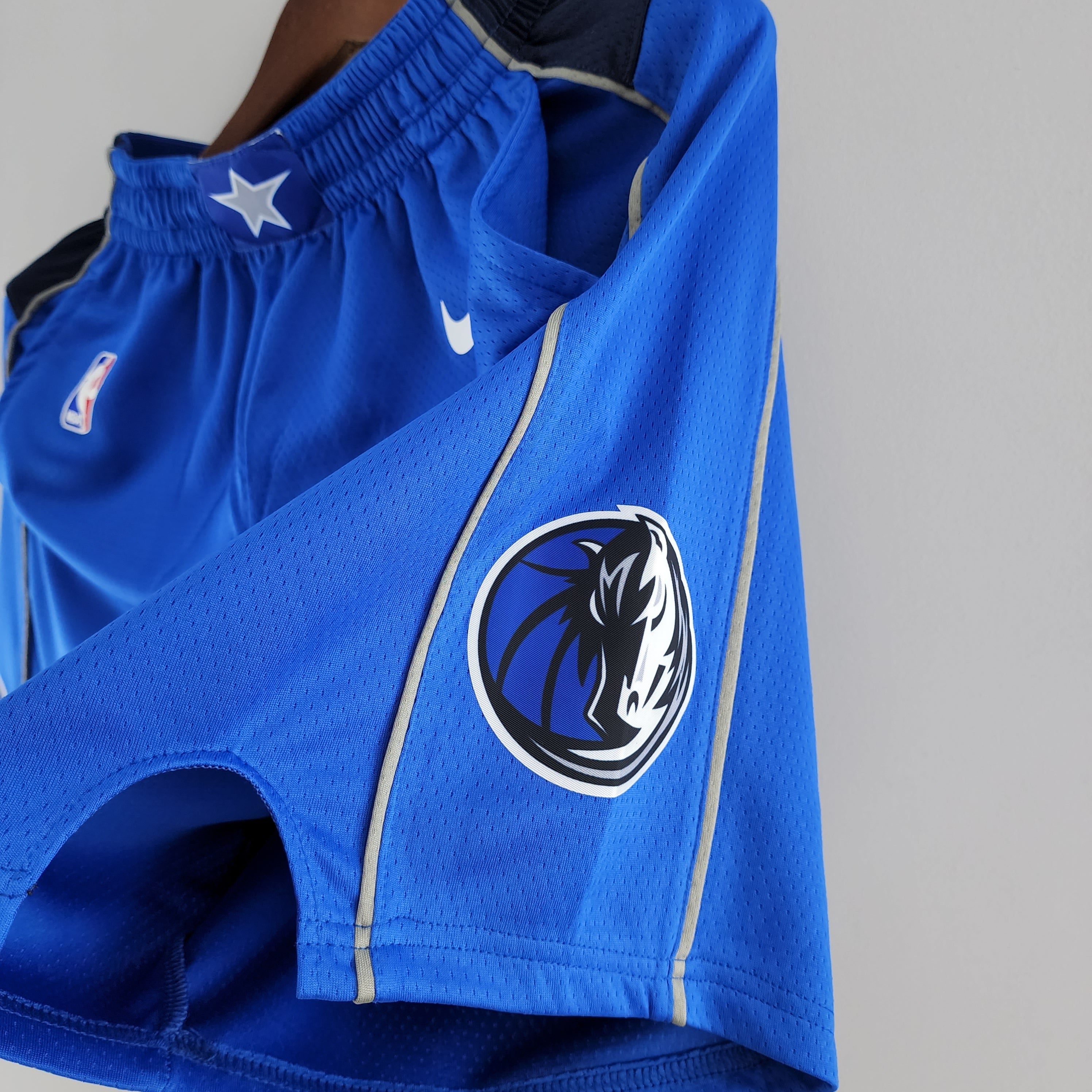 Camiseta Dallas Mavericks Shorts Azules