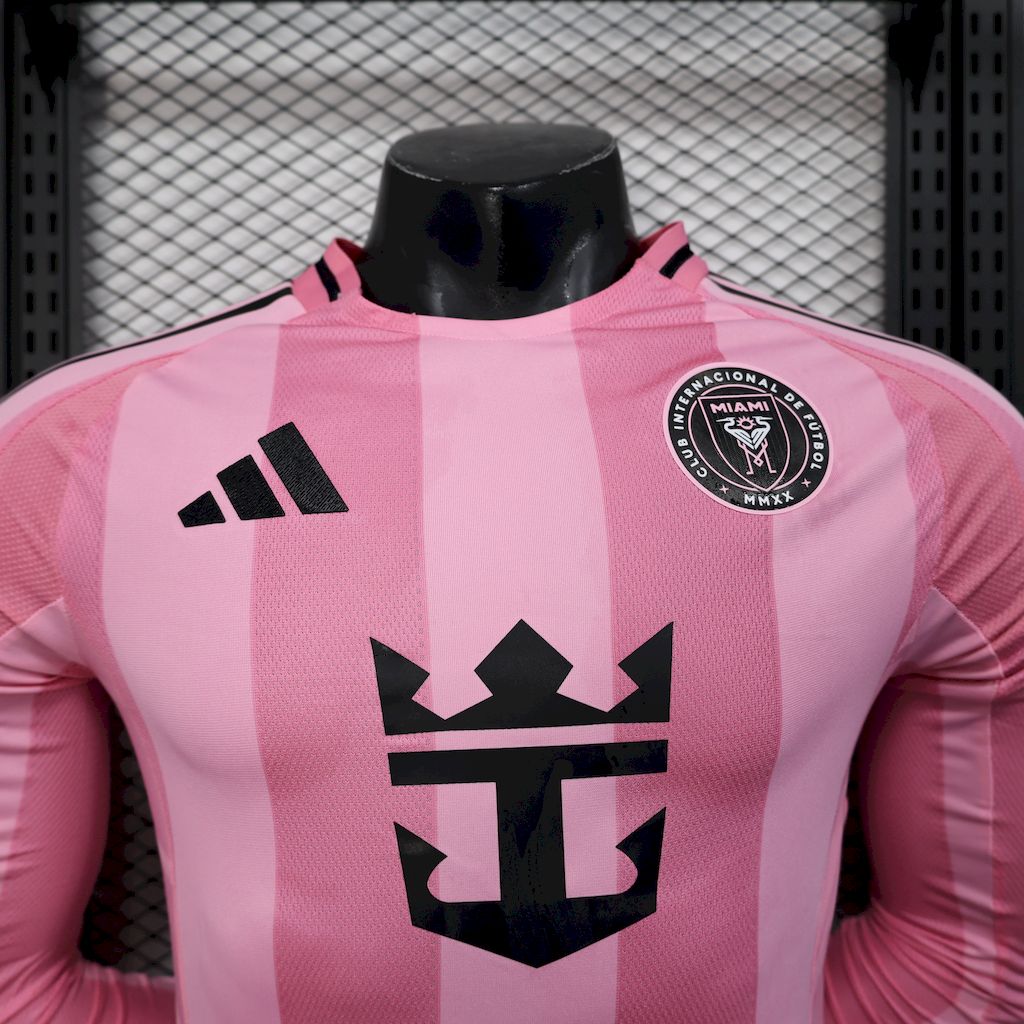 Camiseta Inter de Miami Manga Larga Local 2025/26 Versión Jugador