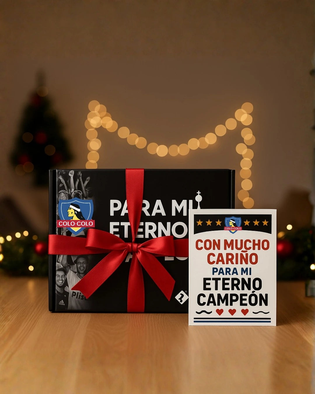👦🏻 Caja Regalo Colo Colo – Edición Niños “Para mi Eterno Campeón” ⚫⚪