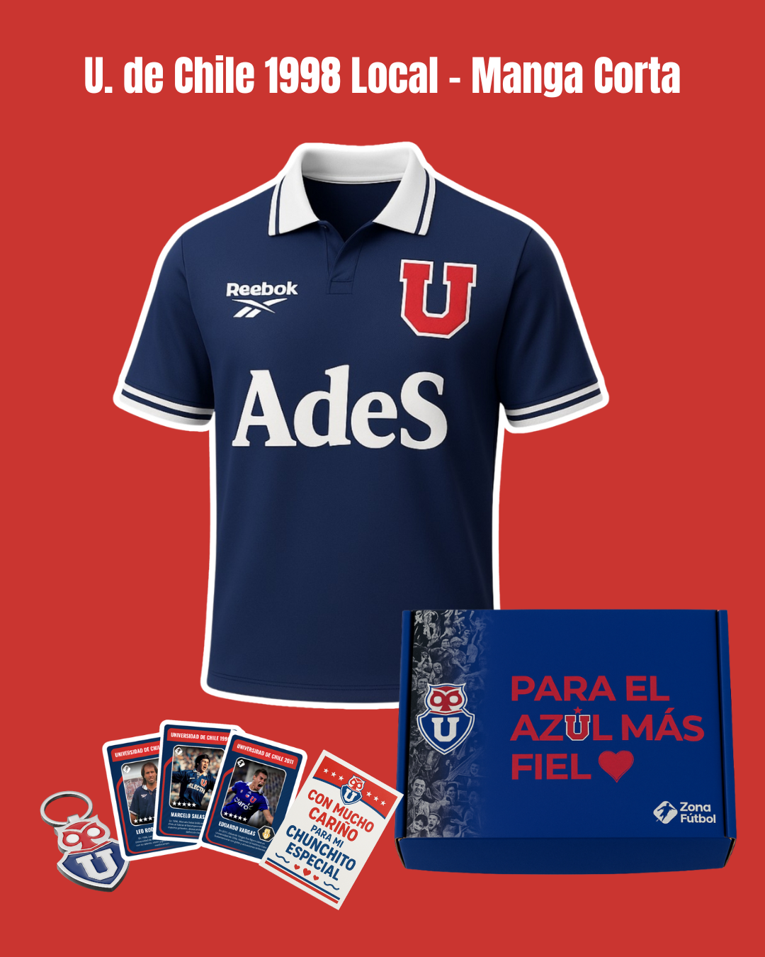 Caja Regalo U. de Chile - Edición "Para mi Chunchito más fiel" 💙