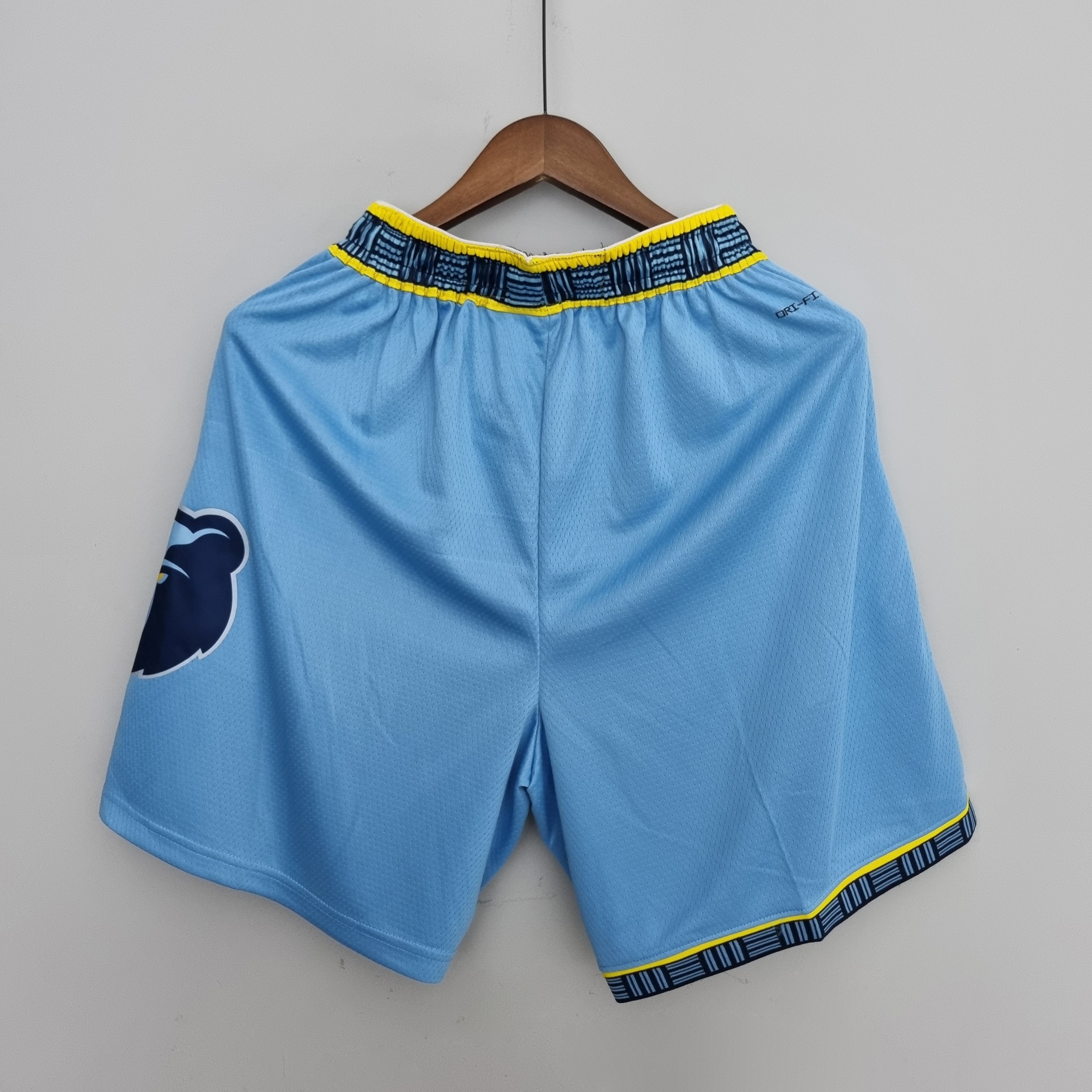 Camiseta 75 Aniversario Memphis Grizzlies "Jordan Edition" Shorts Celestes