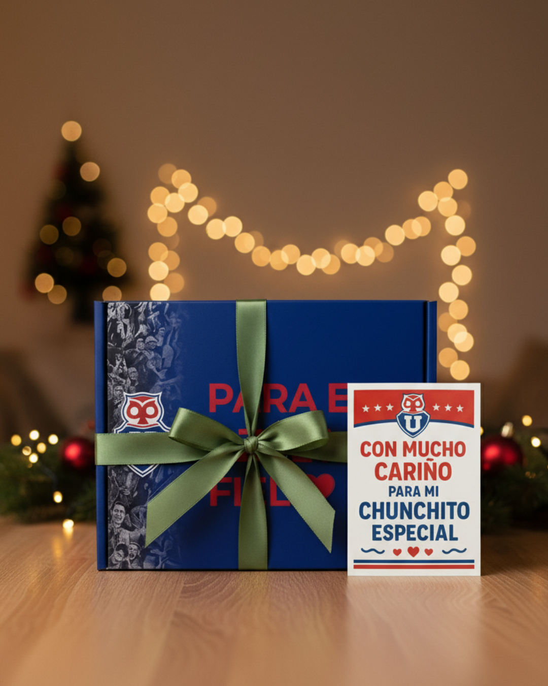 Caja Regalo U. de Chile - Edición "Para mi Chunchito más fiel" 💙