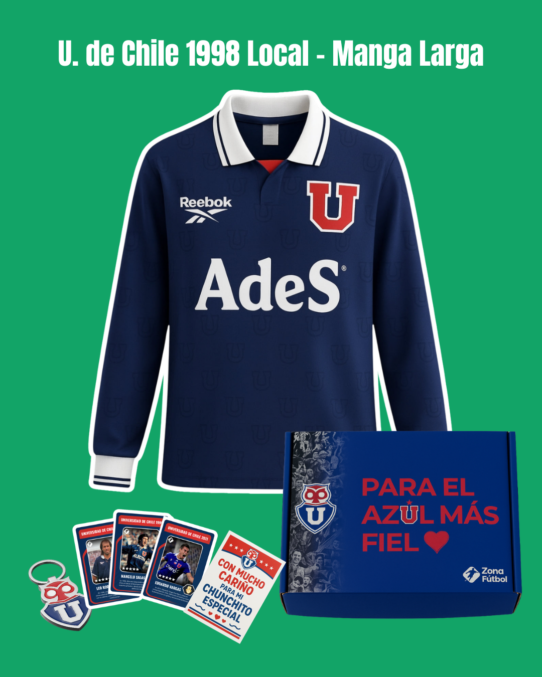 Caja Regalo U. de Chile - Edición "Para mi Chunchito más fiel" 💙