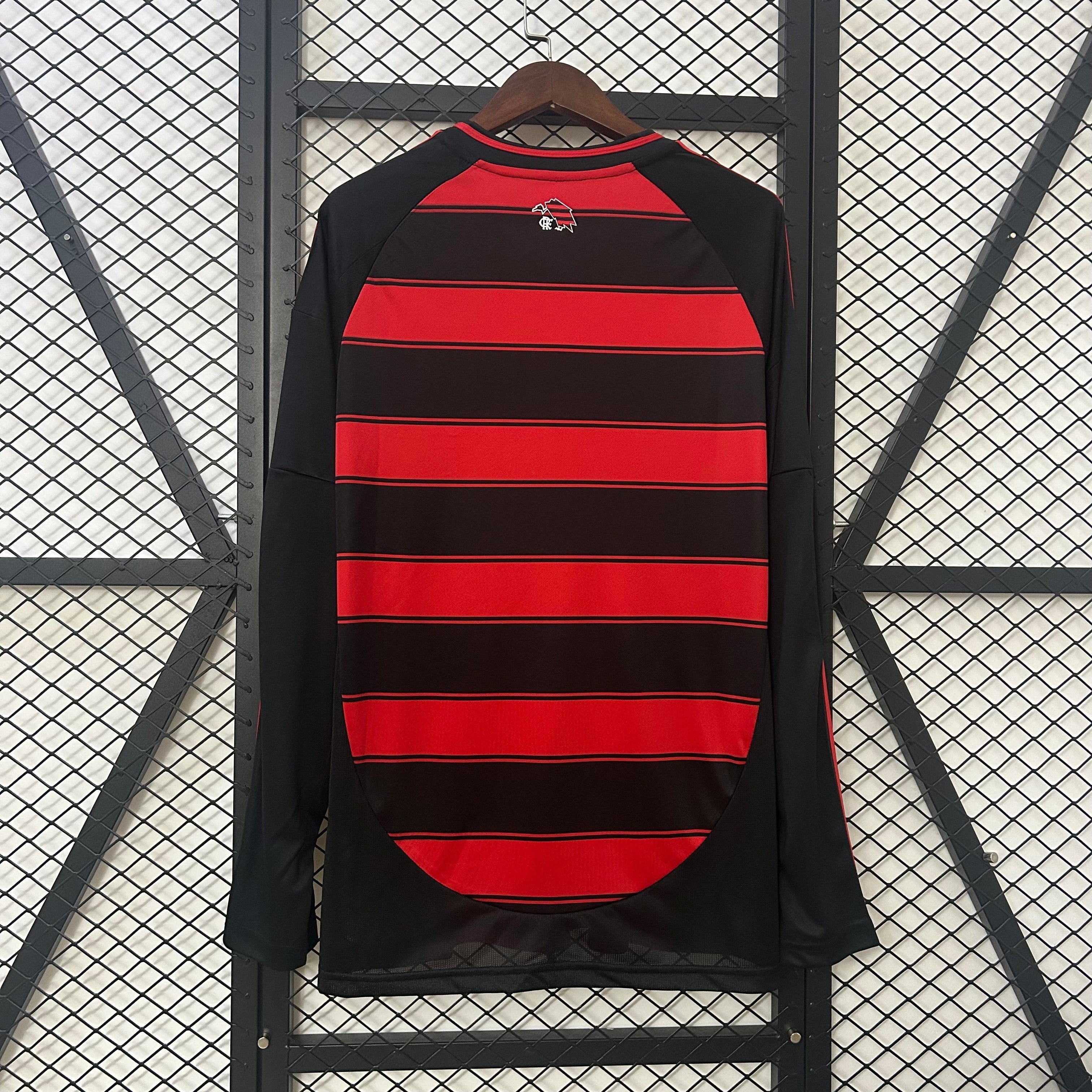 Camiseta Flamengo Local Manga Larga 2025/26 Versión Fan