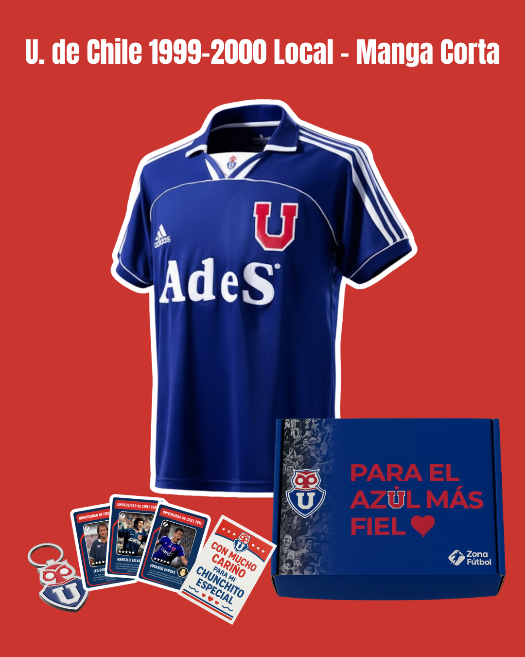 Caja Regalo U. de Chile - Edición "Para mi Chunchito más fiel" 💙