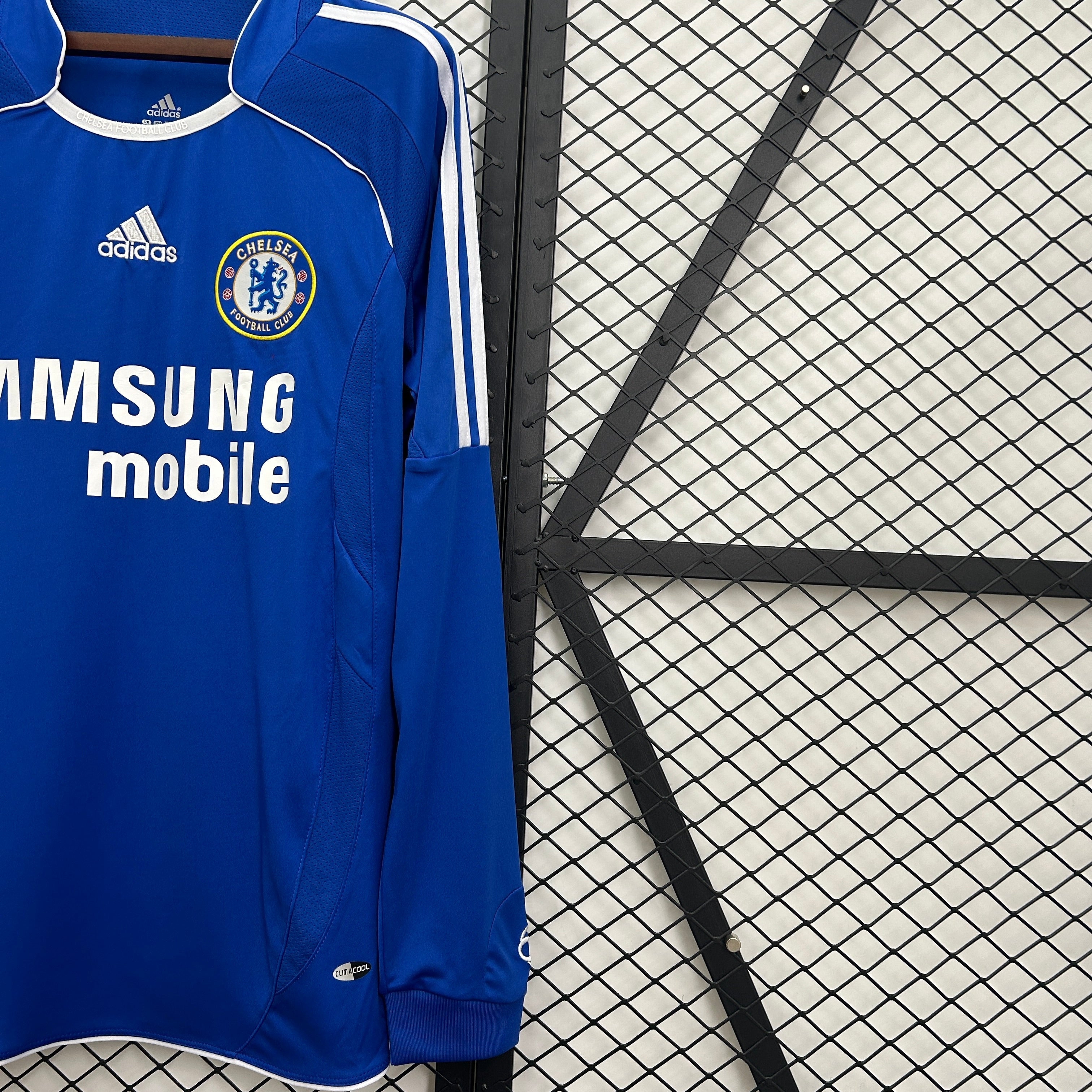 Camiseta Chelsea Manga Larga Local Retro 2006/07 Versión Fan