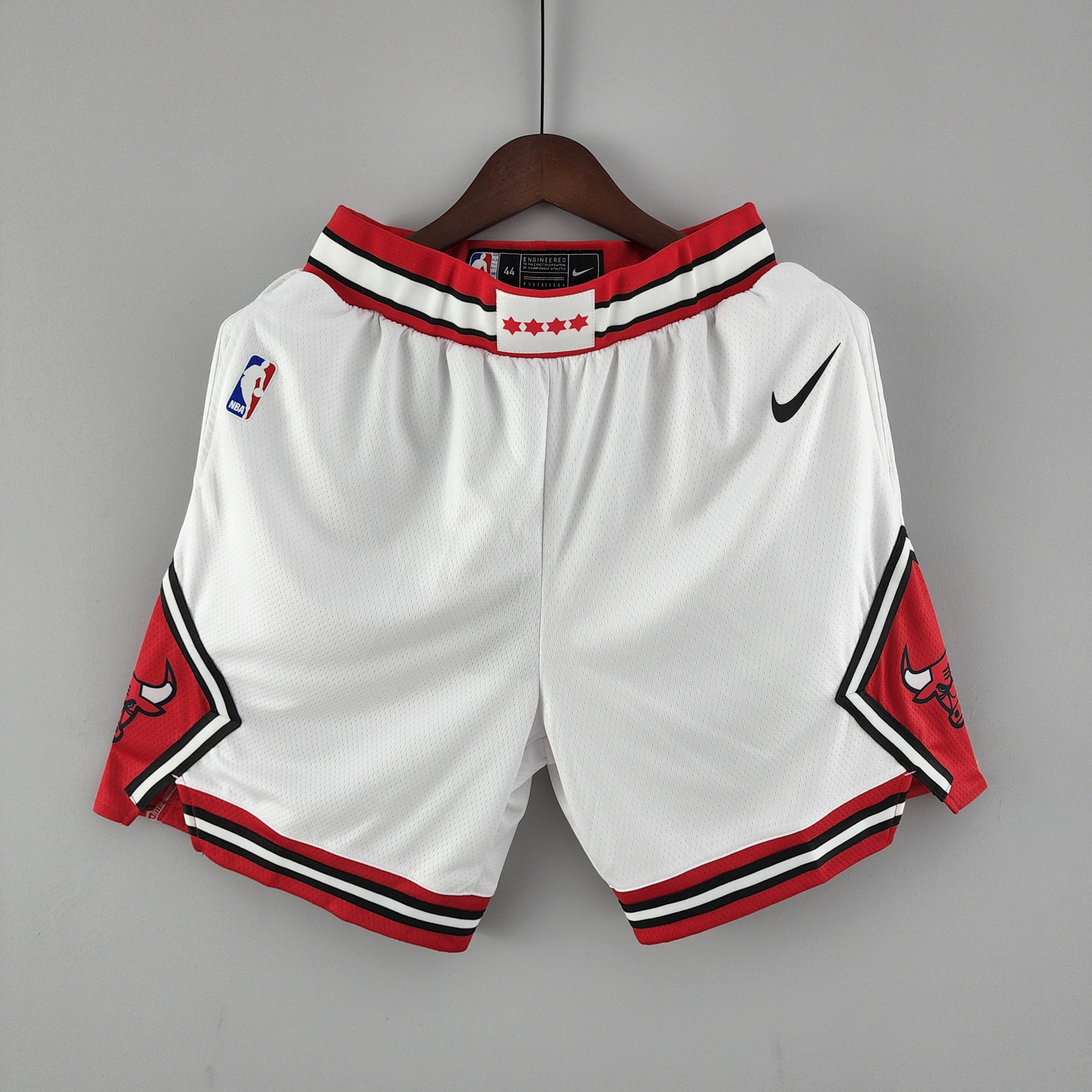 Camiseta Chicago Bulls Shorts Blanco