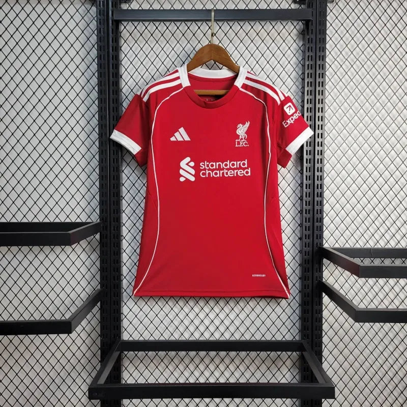 Camiseta Liverpool Local 2025/26 Versión Mujer