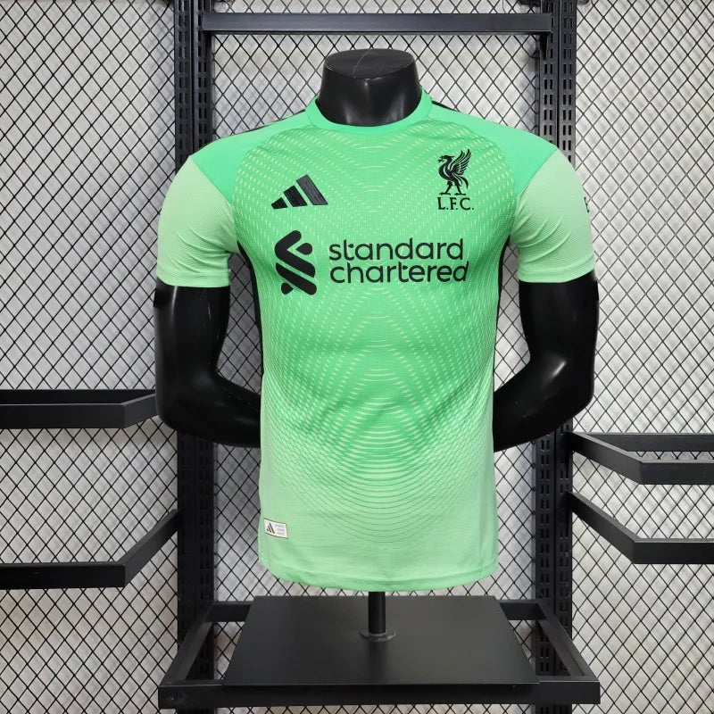 Camiseta Liverpool Portero Local 2025/26 Versión Jugador