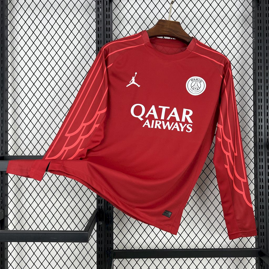 Paris Saint-Germain Portero Rojo 2025/26 Manga Larga Versión Fan