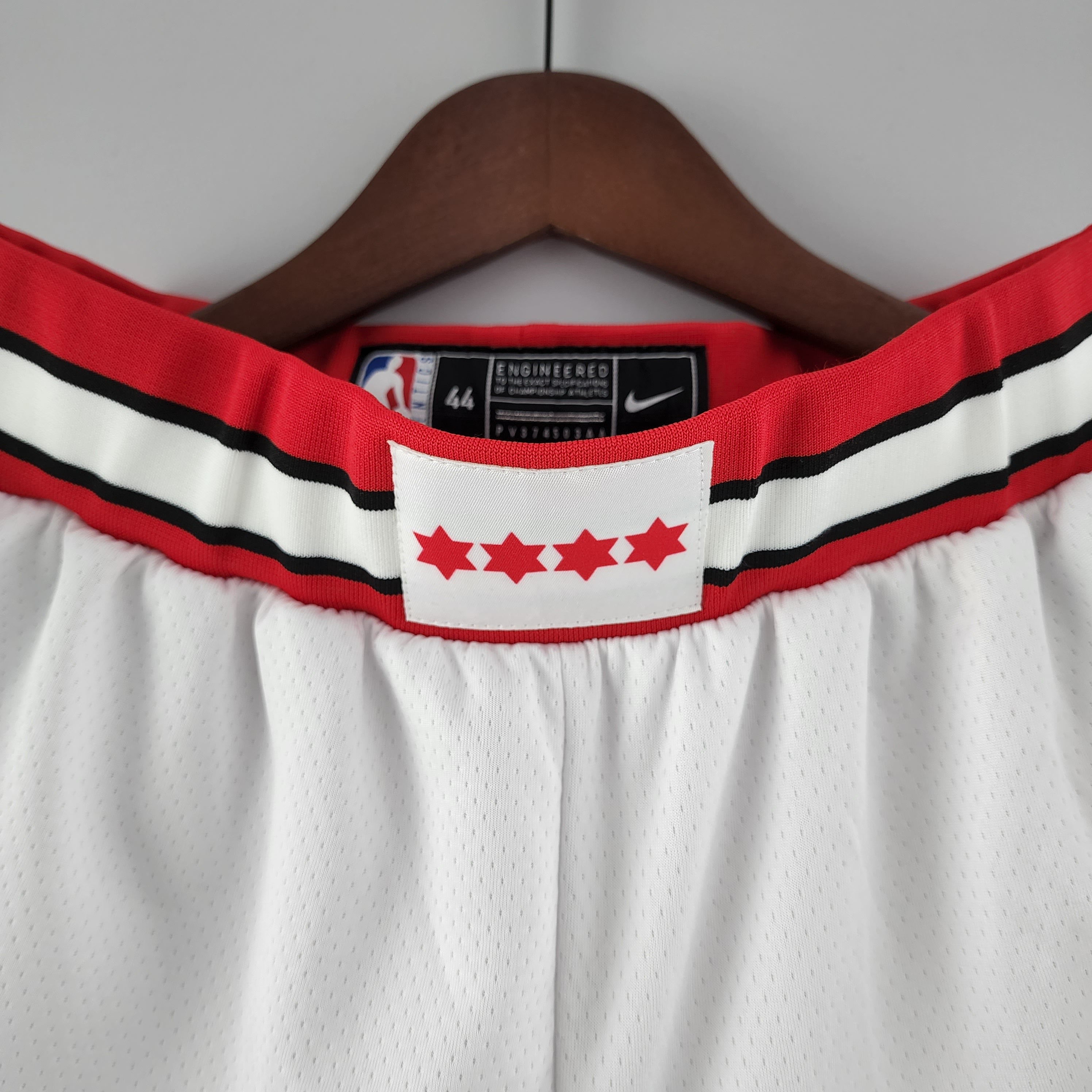Camiseta Chicago Bulls Shorts Blanco