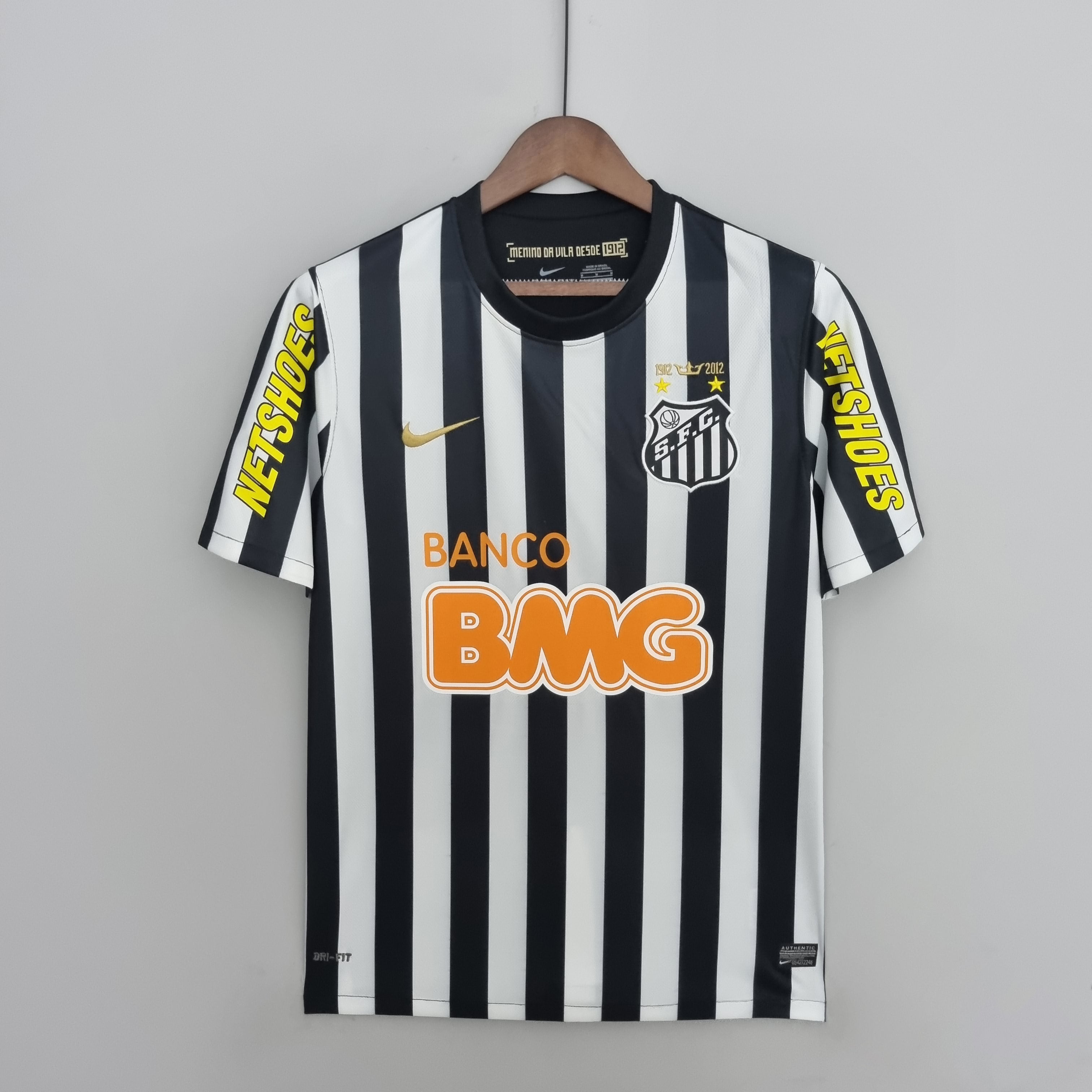 Camiseta Santos Local Retro 2013 Versión Fan