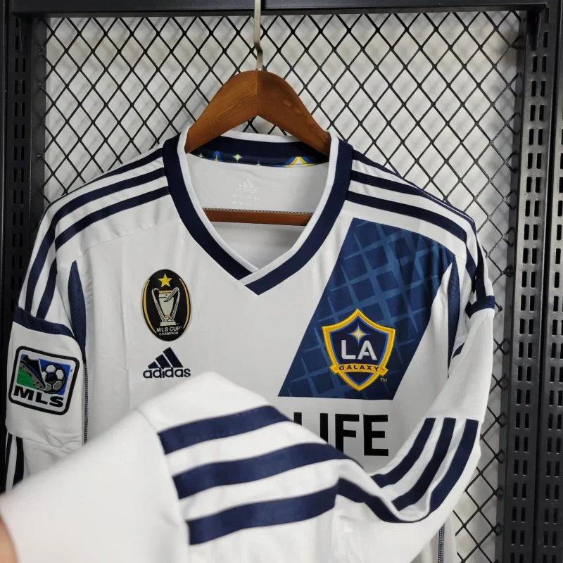 Camiseta LA Galaxy Local Retro Manga Larga 2012