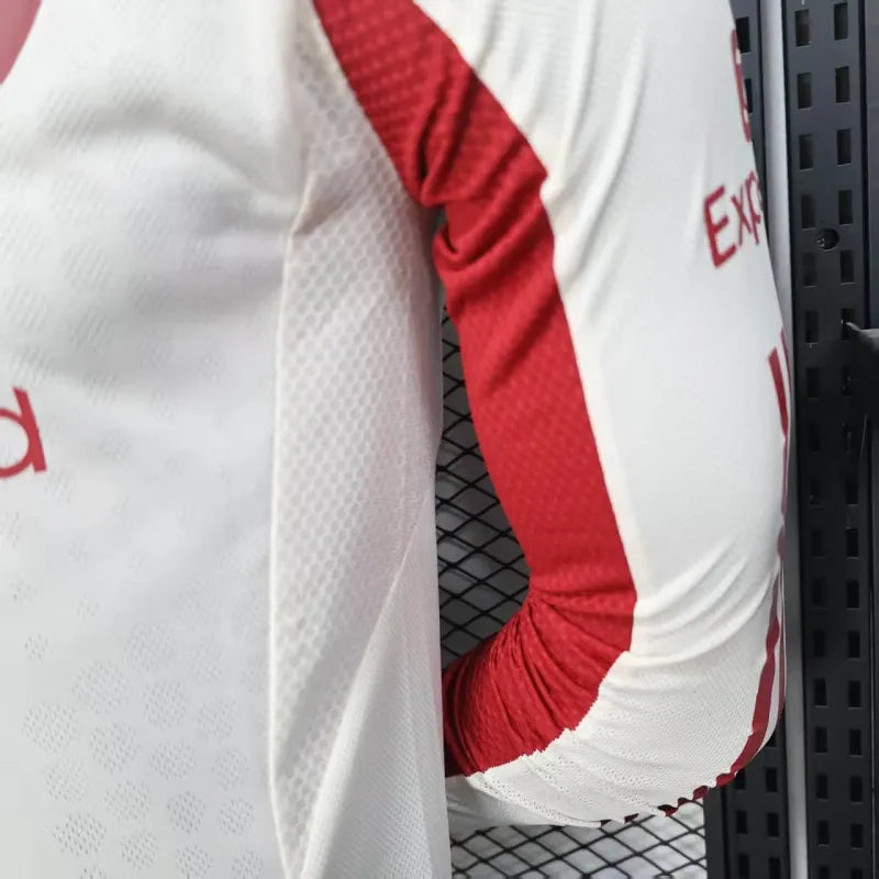 Camiseta Liverpool Visita Manga Larga 2025/26 Versión Jugador