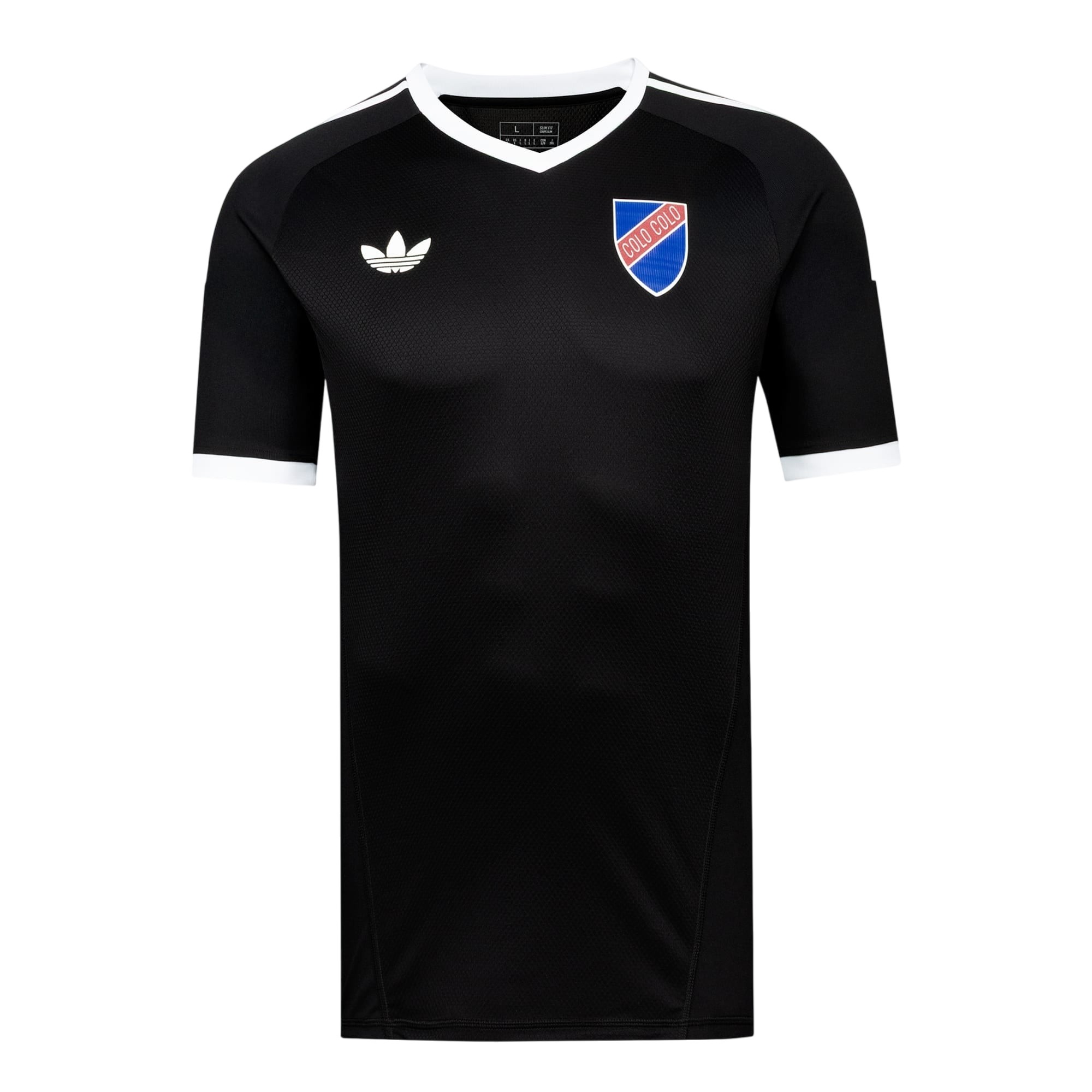 Camiseta Adidas Colo Colo Local 100 Años Negra Adulto