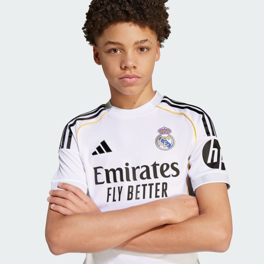 Camiseta Adidas Real Madrid Local 25/26 Niño