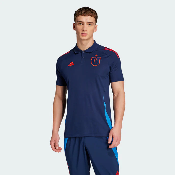 Camiseta Universidad de Chile Polo Entrenamiento 2025 Versión Fan