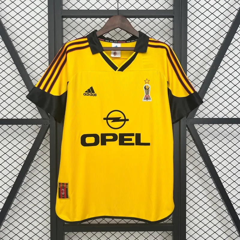 Camiseta AC Milan Visita Retro 1999/00 Versión Fan