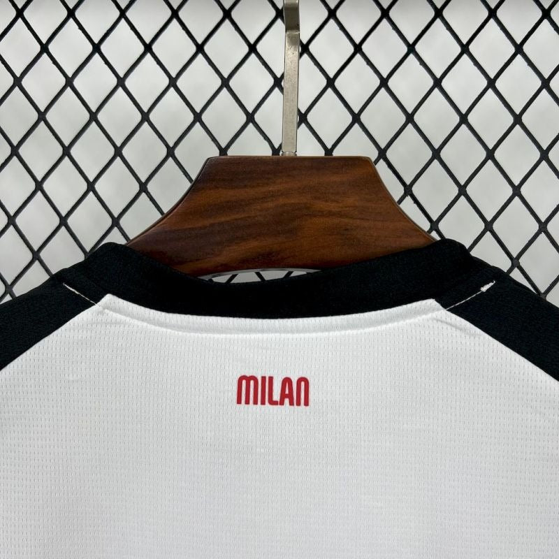 Camiseta AC Milán Blanca 2025/26 Versión Fan