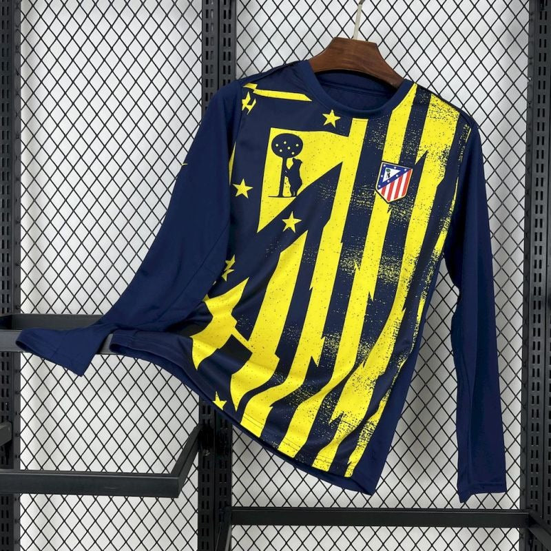 Camiseta Atlético Madrid Pre-Partido Azul 2025/26 Versión Fan