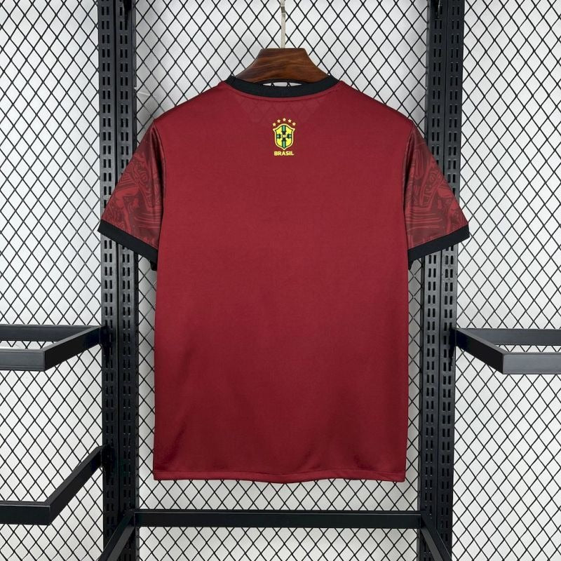 Camiseta Brasil "Jordan Marón" 2025/26 Versión Fan