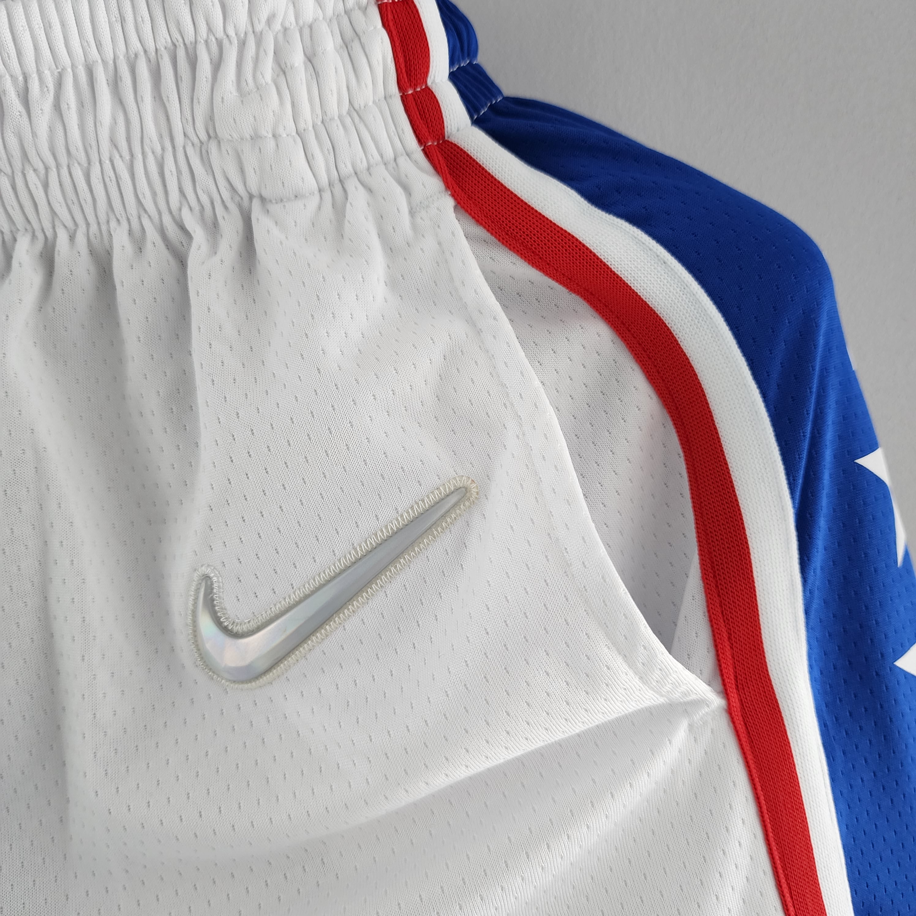 Camiseta Philadelphia 76ers NBA Shorts Blancos