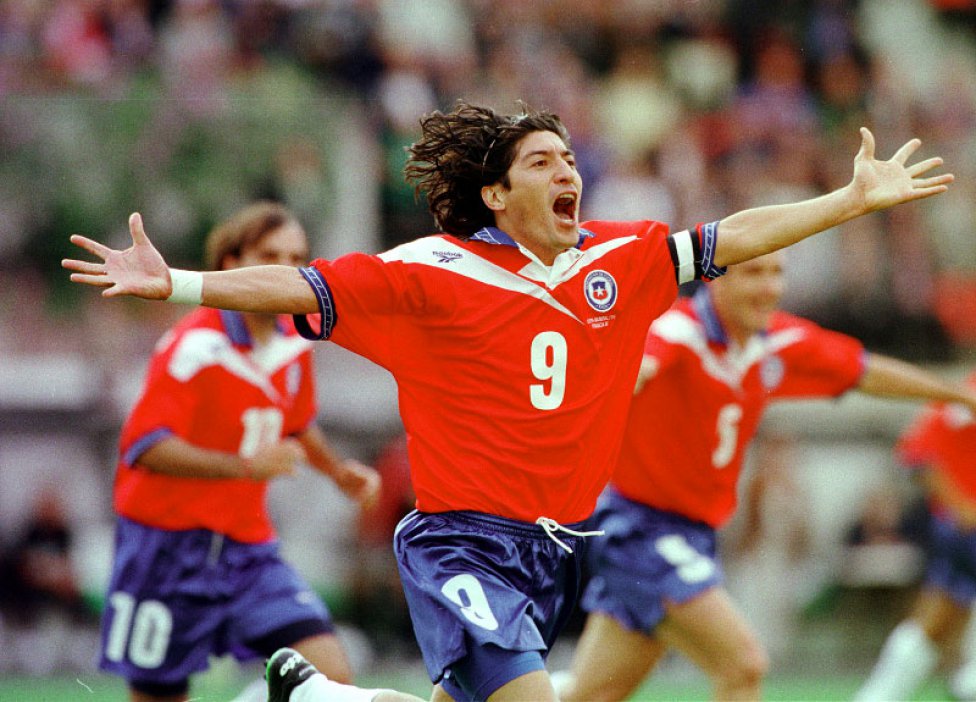 Camiseta Selección  Chile mundial 1998 Local manga larga | Retro