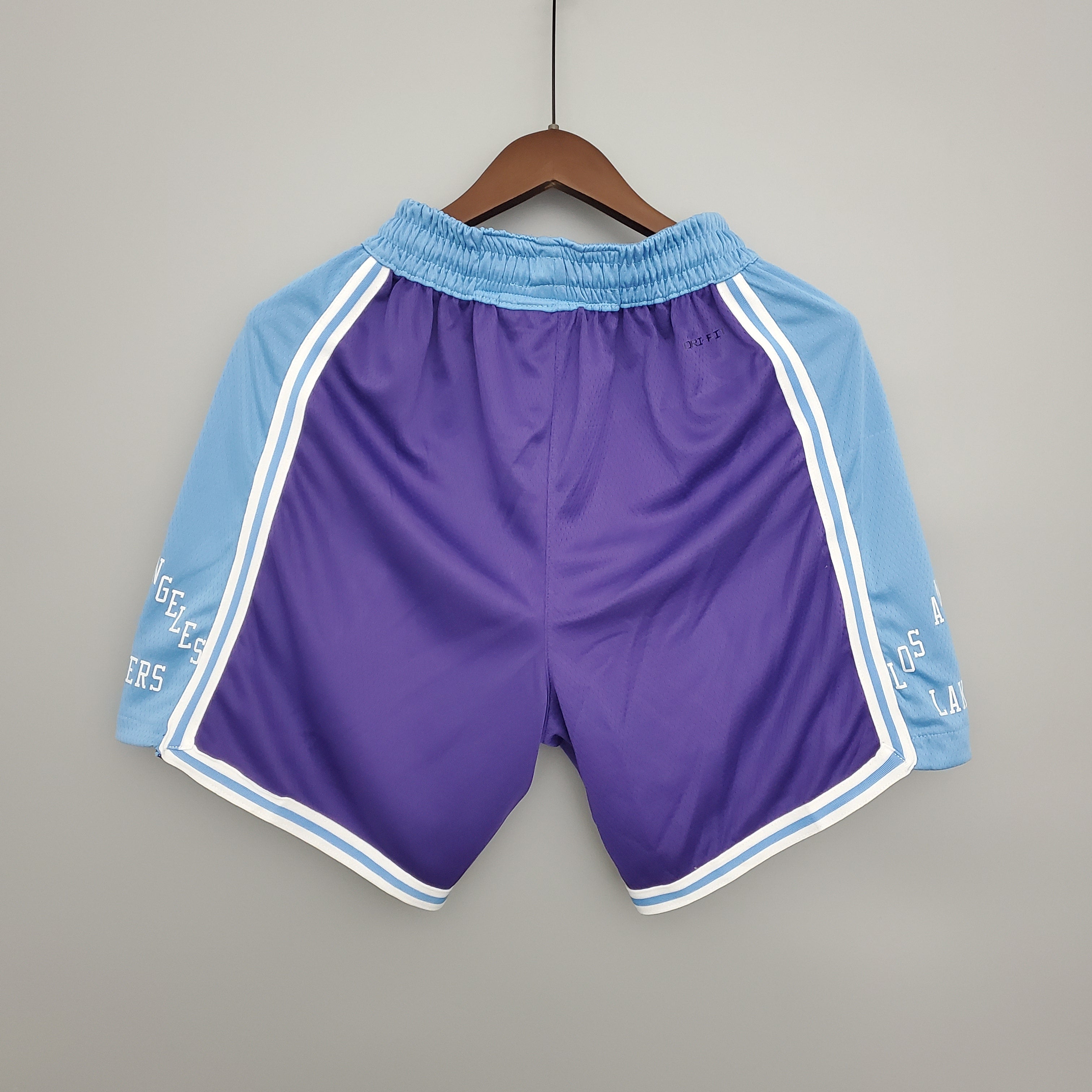 Camiseta Los Ángeles Lakers City Edition Shorts Morados