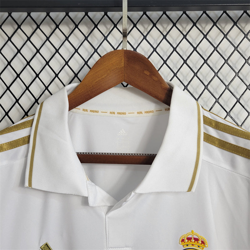Camiseta Real Madrid Local Manga Larga Retro 2011/12