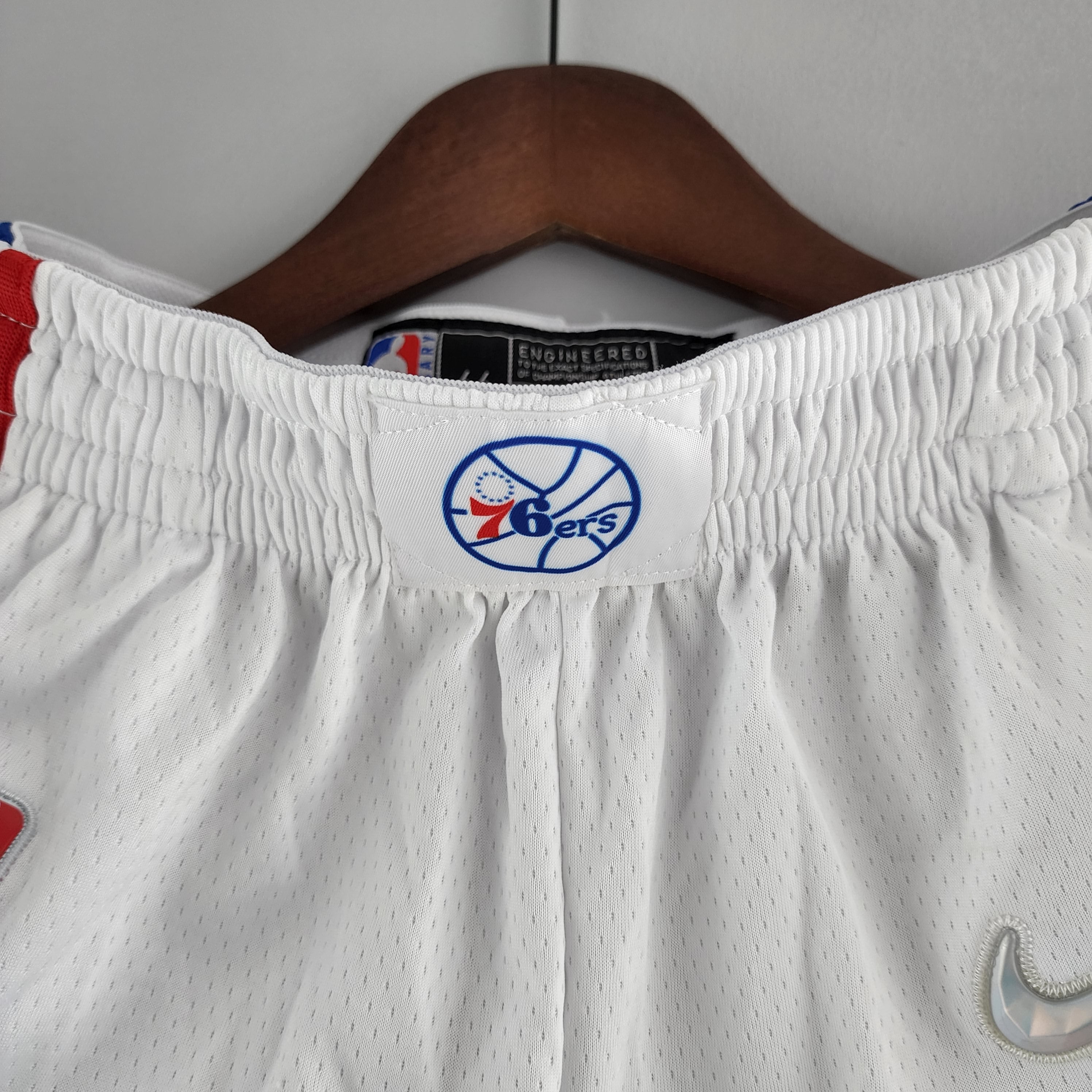 Camiseta Philadelphia 76ers NBA Shorts Blancos