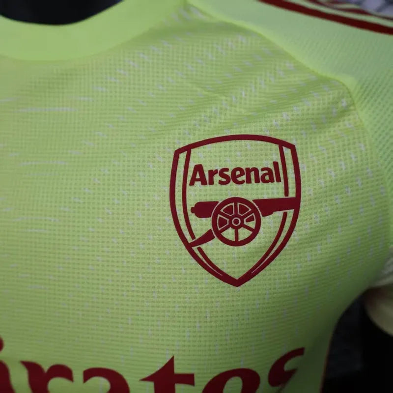 Camiseta Arsenal Portero Local 2025/26 Versión Jugador