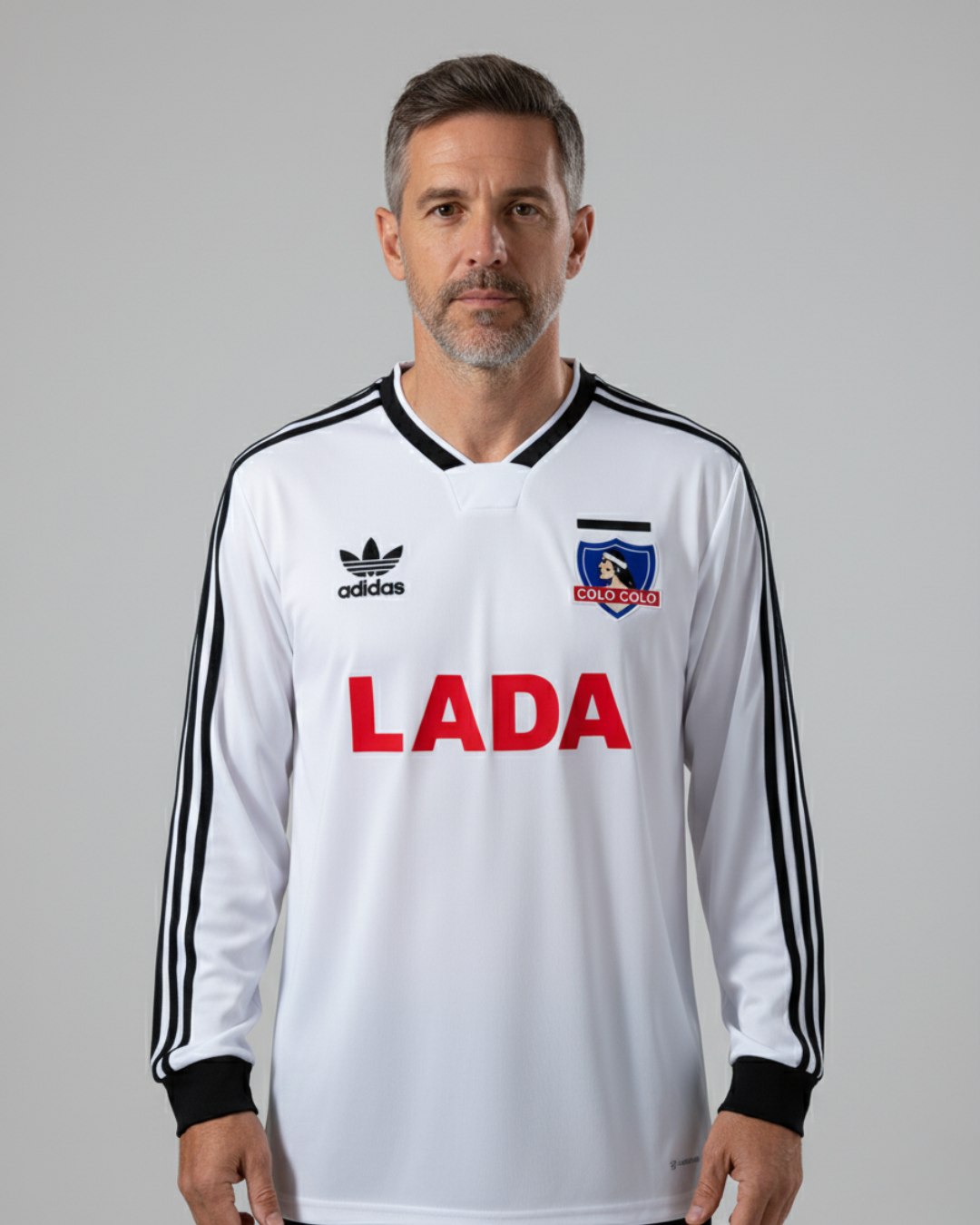 Camiseta Colo Colo 1991 Local Manga Larga Campeón copa Libertadores | Retro