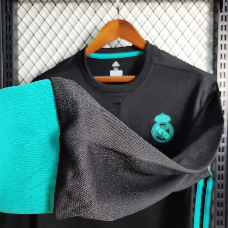 Camiseta Real Madrid Visita Manga Larga Retro 2017/18