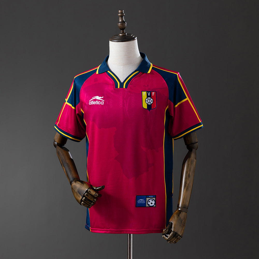 Camiseta Retro Venezuela 2000 🇻🇪 – Orgullo Vinotinto