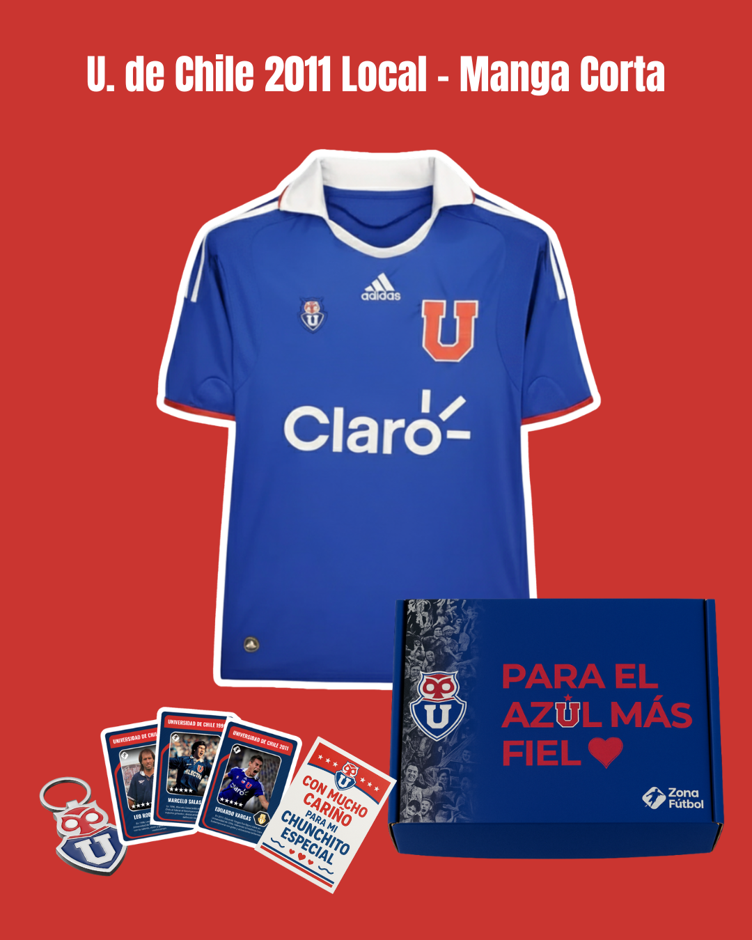 Caja Regalo U. de Chile - Edición "Para mi Chunchito más fiel" 💙