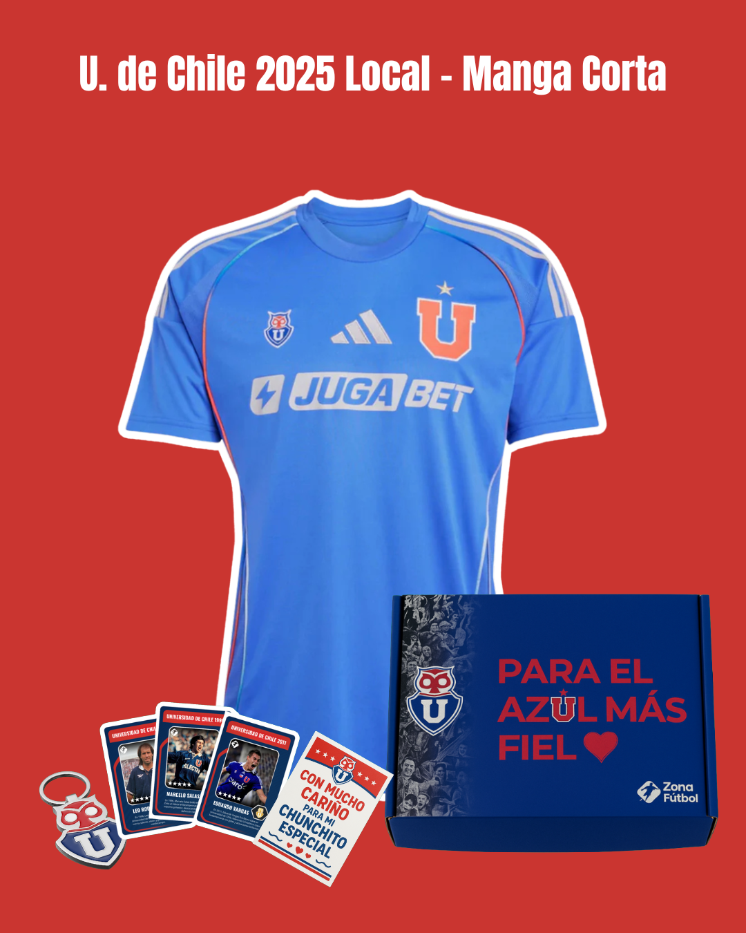 Caja Regalo U. de Chile - Edición "Para mi Chunchito más fiel" 💙