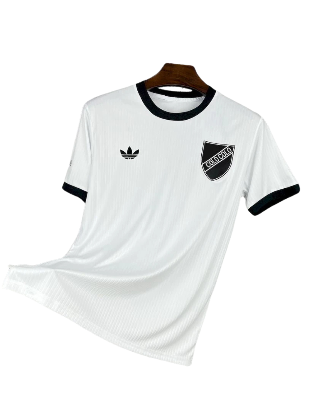Camiseta Colo Colo "Casual Retro Blanca" 2025 Versión Fan