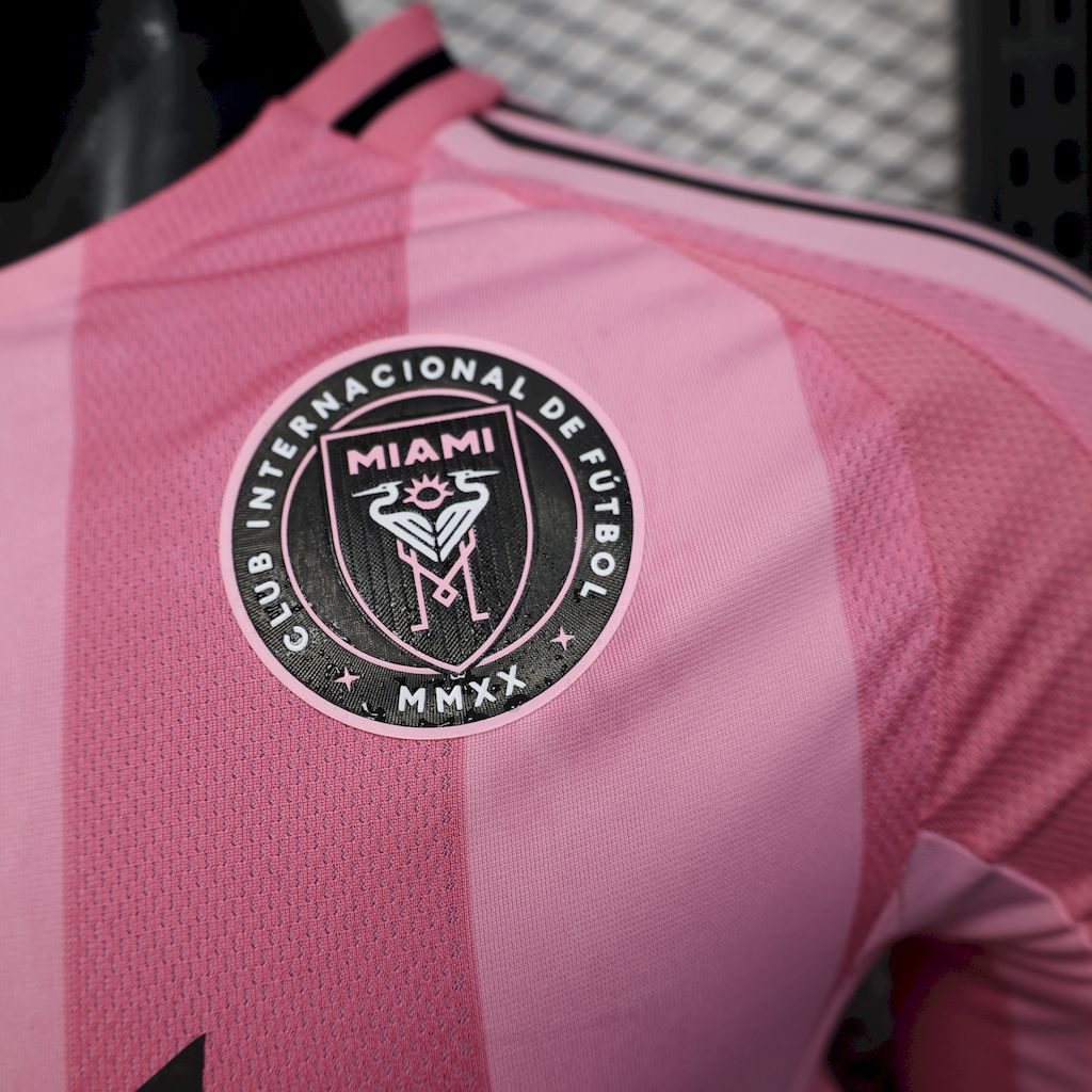 Camiseta Inter de Miami Manga Larga Local 2025/26 Versión Jugador