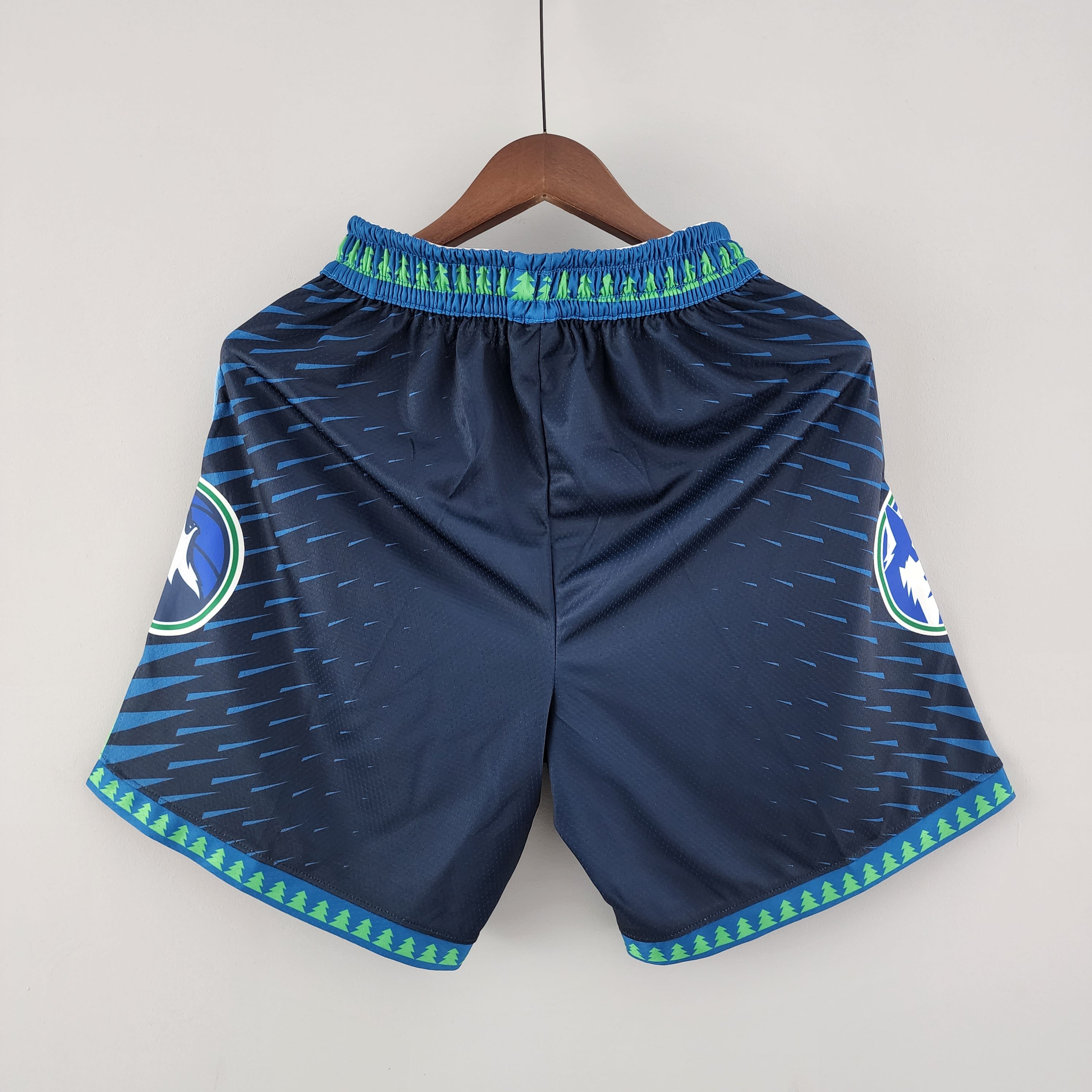 Camiseta Minnesota Timberwolves Shorts Azules
